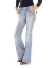 Kaporal5 Jeans Pantalon à Pattes D'Éléphants Blau Valentin Boutons 5-pocket