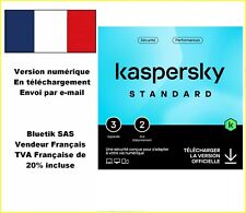 Kaspersky Standard 2024 3 App 2 Ans Pc Mac Android - Ed Française Par Email Esd
