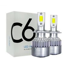 Kit H3 Ampoules Led 6000k Cob 72w Pour Feux Auto Et Phares Moto 7200 Lumens 12v