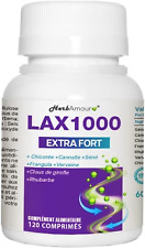 Lax1000 | Laxatif Fort Naturel | 120 Comprimés À Haute Dose Avec Séné Active | S