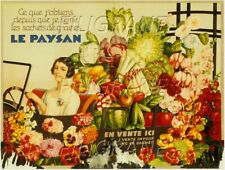 Le Paysan Graines Rbpj - Poster Hq 40x60cm D'une Affiche Vintage