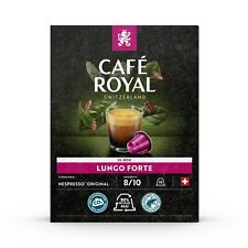 Lot 3x18 Café Capsules Compatibles Nespresso Lungo Forte N°8 Cafe Royal