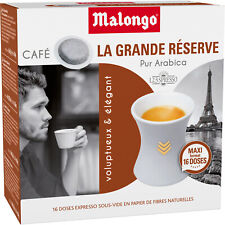 Lot De 2 - Malongo - Expresso La Grande Réserve - 16 Dosettes De Café Compatible