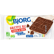 Lot De 3 - Bjorg - Galette De Riz Chocolat Noir Bio - Boite De 90 G