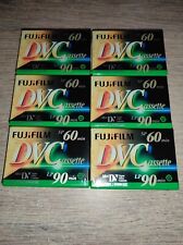 Lot De 6 Mini Dv 60/90 Fuji Cassette Pour Caméscope Neuf Sous Blister 