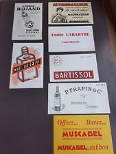 Lot De 7 Buvards Cognac Briand Cointreau Frapin .... Anciens, Neufs