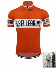 Maillot San Pellegrino Cycliste Retro Vintage Classic Cyclism Tour France Giro