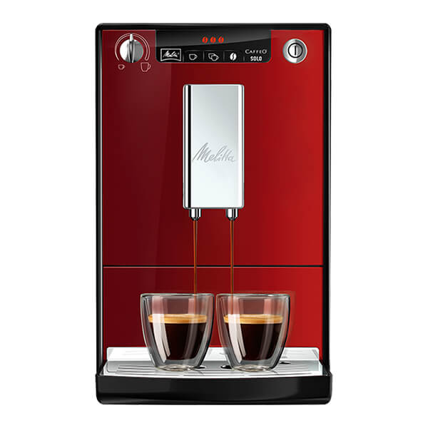 melitta caffeo solo chilli bean to cup coffee machine e950-204 red