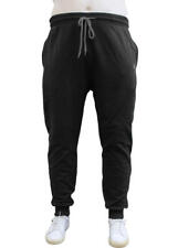 Men's Plus Size Sweatpants With Elastic Cotton Fleece Maxfort
