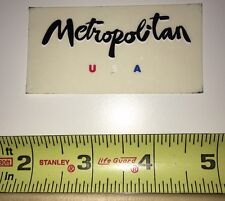 Metropolitan Skateboard Wheels Sticker Vintage Nos 90's East Coast Sf Nyc
