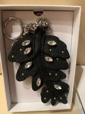 Michael Kors Key Chain/bag Charm Black/crystals