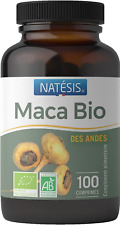 Natésis — Maca Des Andes Bio — 100 Comprimés Pour 25 Jours — Haut Dosage 2000 Mg