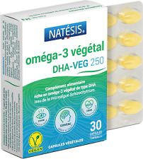 Natésis - Oméga 3 Vegan - 30 Jours - Huile D’algue - Acides Gras Végétaux - 250 