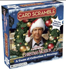 National Lampoon Christmas Vacation Card Scramble Game Chevy Chase Griswold