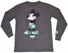 Neff Disney Gray Long-sleeve Mickey Mouse T-shirt Tee Men's Medium M New + Tags