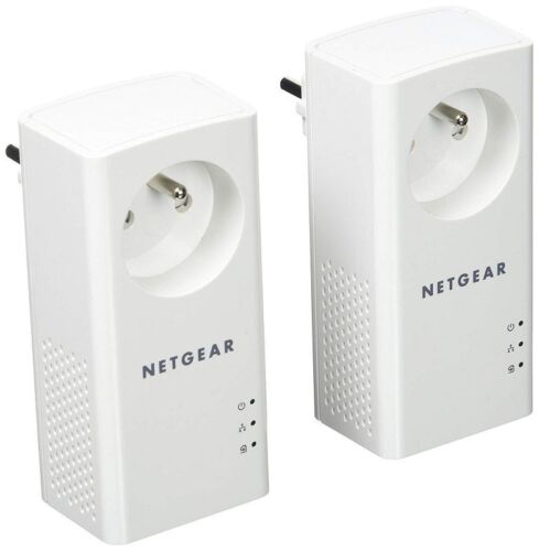 netgear plp1000-100frs netgear powerline network adapter 1000 mbit/s ethernet lan white 2 pc(s)