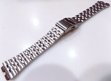Neuf Hommes Pebble Steel Smartwatch Argent Ton Acier Inoxydable Bracelet Montre