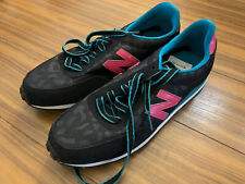 New Balance 410 Men 7 Shoes Black Pink Teal Sneakers High Fashion