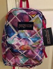 New Jansport Student Superbreak Backpack Multi Glow Box 25l