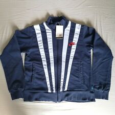 Nike Sportswear Vintage Premium White Label Track Jacket Blue White Stripe M Nwt