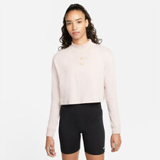 Nike T-shirt Vêtement De Sport Manches Longues, Femme - 601 (rose Oxford)