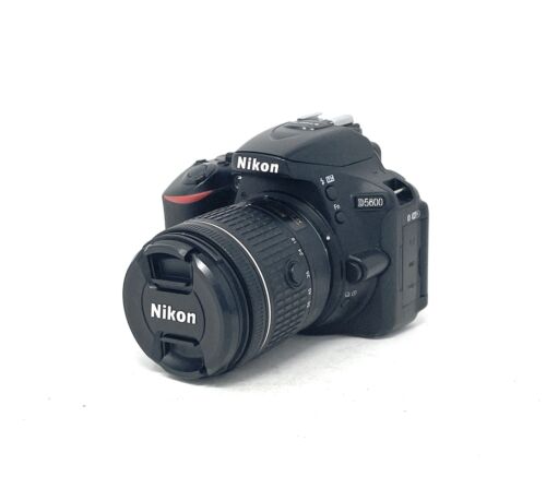 Nikon D5600 Dslr Camera Black With 18-55 Vr Lens + 32gb Sd Card