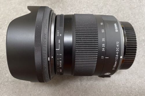 Nikon Fit Sigma 17-70mm F2.8-4 Macro Dc Os Hsm Contemporary C [mint] Zoom Lens