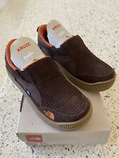 North Face Kids Casual Sneaker Brown Suede Nib Kruze Size 1