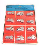 Nos! Vintage Guard Security Rotary Dial Telephone Lock, 12-pack, Ph621