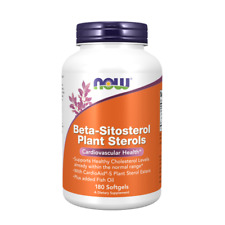 Now Foods Beta-sitosterol Plant Sterols, 180 Gélules