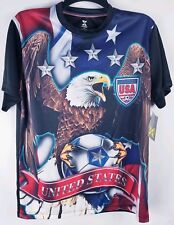 Nwt Mens Hky Sportswear United States Eagle Usa Shirt Size M