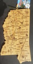 Nwt Totally Bamboo Destination Mississippi Laser Etched Serving Cutting Board
