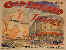 Old England Tailors Rsij-poster Hq 40x60cm D'une Affiche Vintage