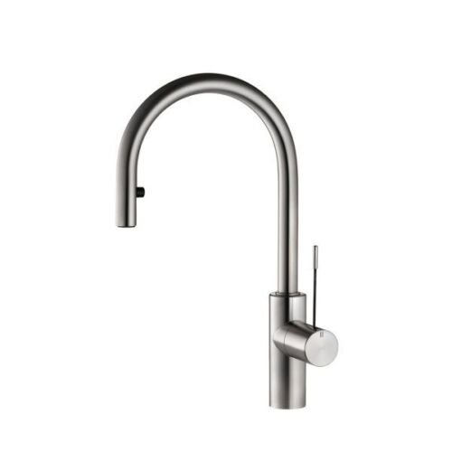 Ono 3, Mixer Tap, Stainless Steel, High Pressure