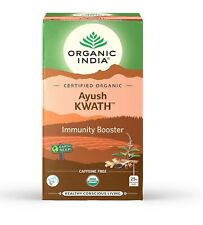 Organic India Ayush Kwath Immunité Booster 25 Thé Sacs Chaque (paquet De 2)