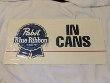 Pabst Blue Ribbon (pbr) In Cans Tin Sign