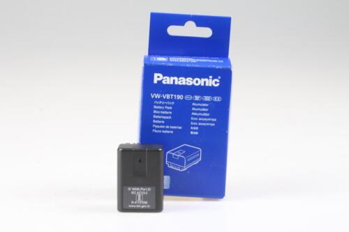 Panasonic Vw-vbt190e-k Battery Lithium Ion 3.6v