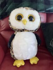 Peluche Ty Vintage Beanie Boos « Owliver » The Large Owl 19 », 50 Cm Etiquettes