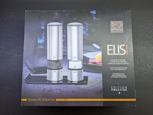 Peugeot Elis Sense Duo Salt Mill And Pepper Mill Set U'select New