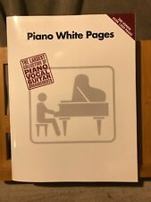 Piano White Page Partition Songbook Chant Piano Accords éditions Hal Leonard
