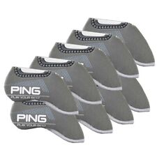 Ping Premium Original Golf Iron Club Head Cover(9pcs) Grey Neoprene / 2020 Ver