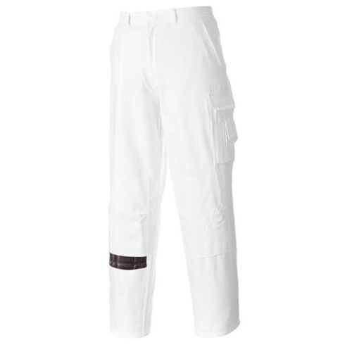 Portwest S817 White Painters Trousers