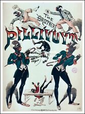 Poster Hq 40x60cm D'une Affiche Vintage Cirque The Brothers Pillivuyt
