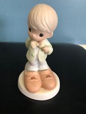 Precious Moments Figurine~ Who’s Gonna Fill Your Shoes -1996 Brand New W/box.