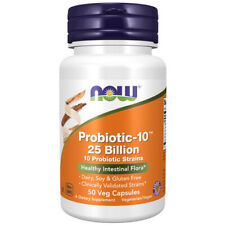 Probiotic-10 25 Milliard 50 Vcaps Par Now Foods