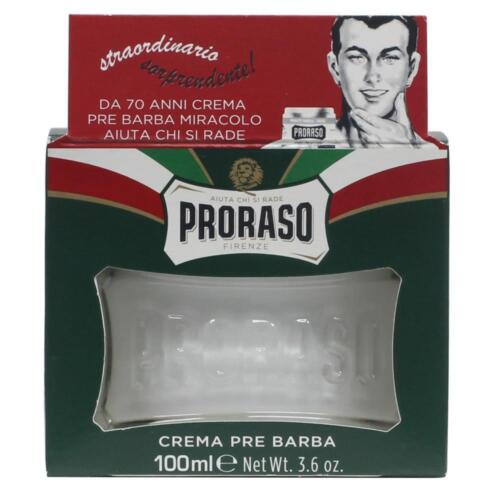 Proraso Gree Pre-shave Cream 300ml, Refreshing, With Eucalyptus Oil & Menthol