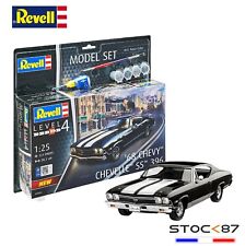 R67665 Maquette Revell Model Set 1968 Chevy Chevelle 1/25 Peintures + Colle