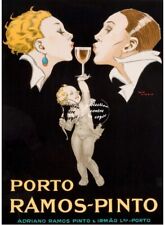 Ramos Pinto Porto Rf22 - Poster Hq 40x60cm D'une Affiche Vintage