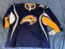 Rare Buffalo Sabres Ccm Nhl Navy Authentic Jersey New Tags Size Xl - Nice!!
