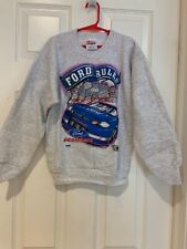 Rare Vtg Ford Racing Sweatshirt Boys 10-12 Ford Taurus Hanes Kids New